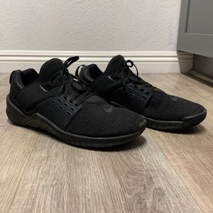 Nike Free Metcon Flyknit Triple Black Size 14 Great Condition